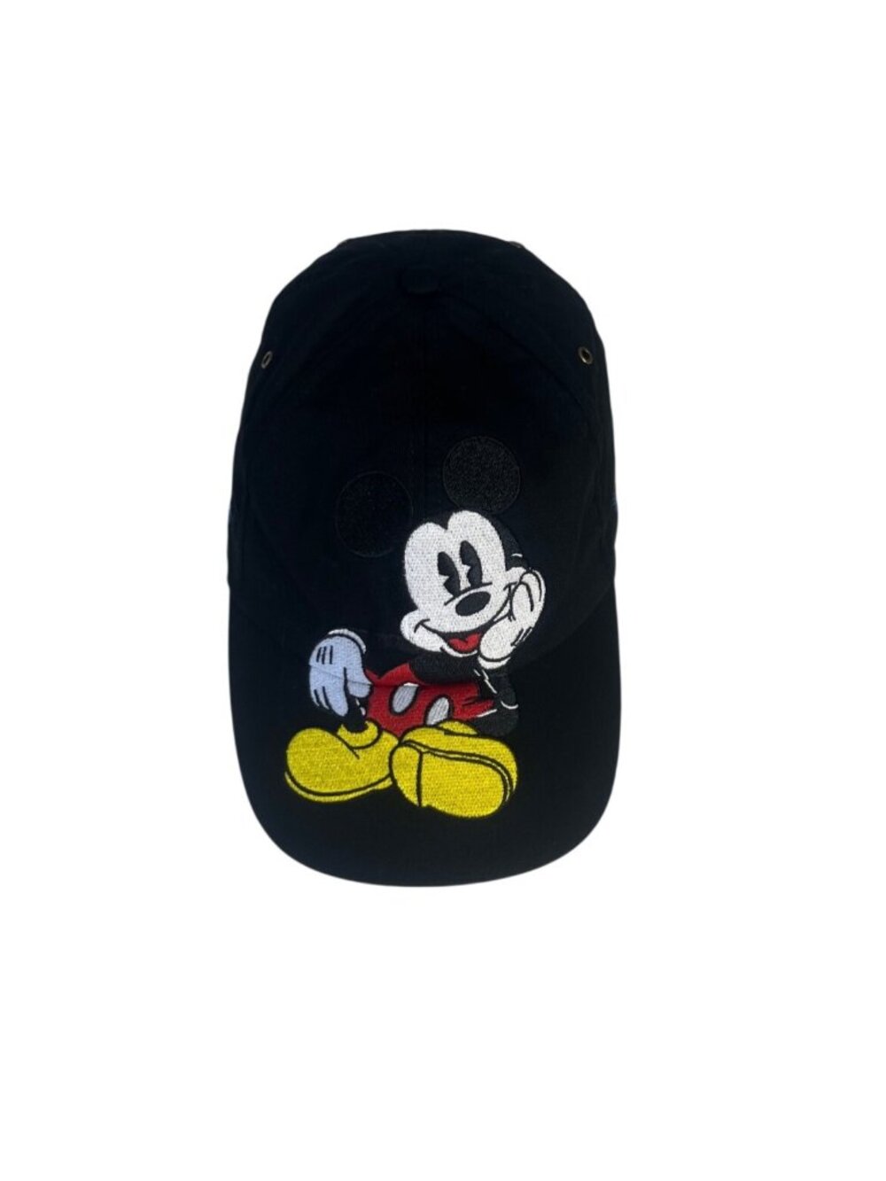 Disney Mickey Mouse Baseball Hat Cap Black Adjustable Embroidered Graphics - Picture 3 of 7